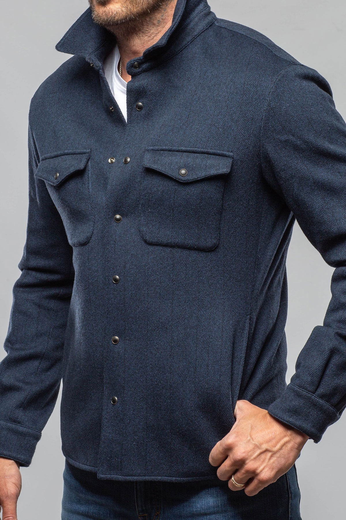 Levi Cashmere Snap Shirt