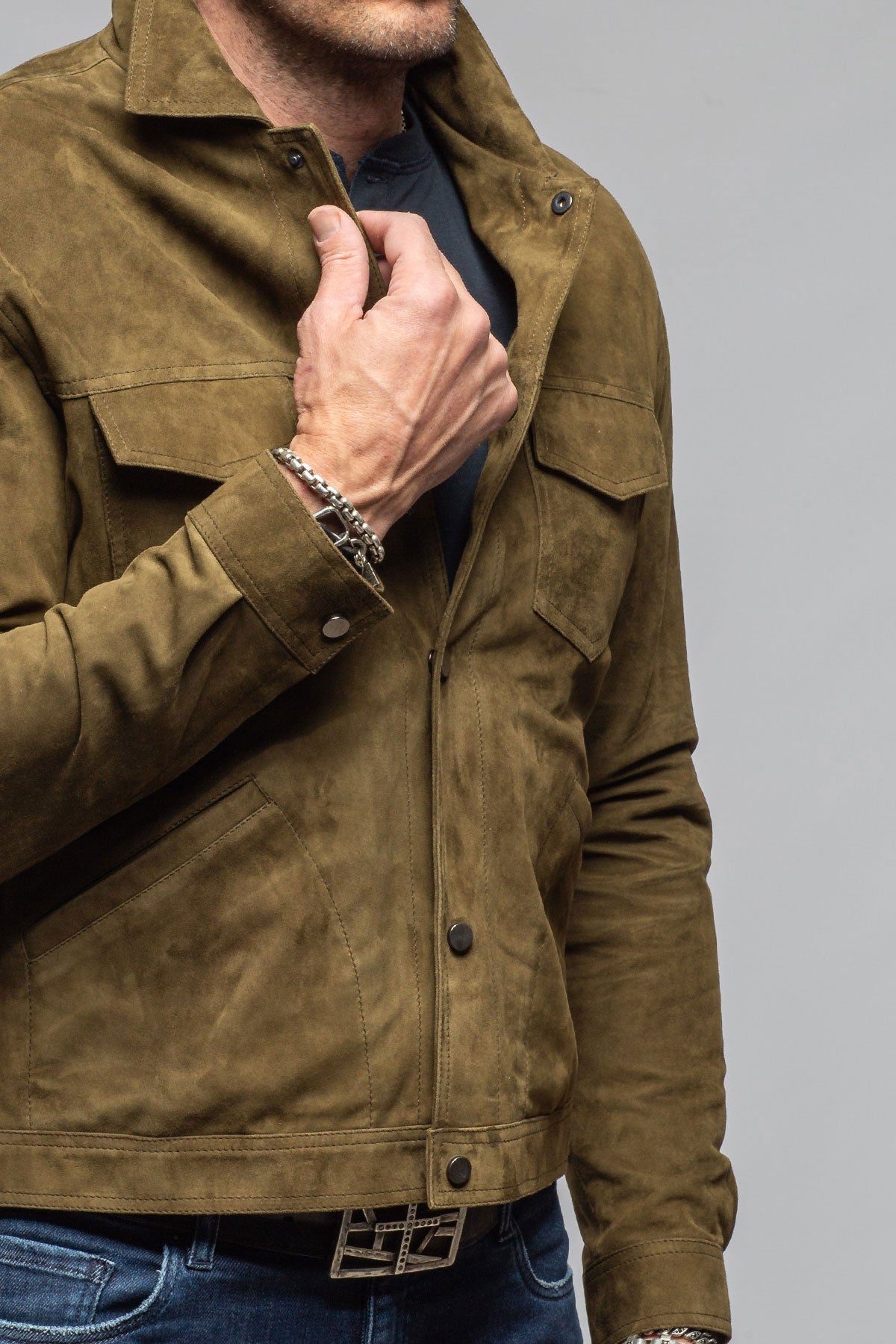 Lewis Snap Shirt In Verde