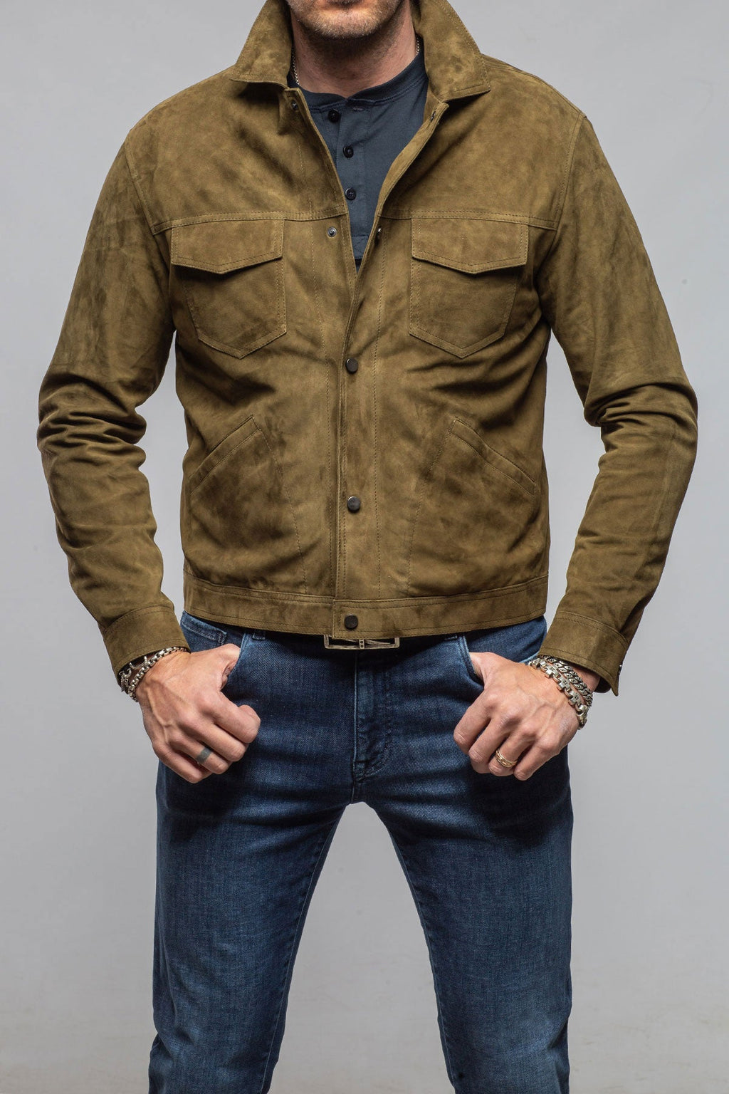Lewis Snap Shirt In Verde