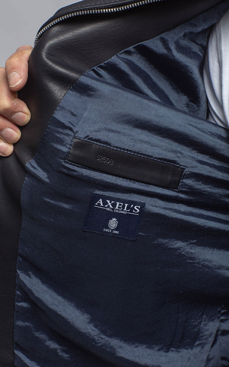 Polo Sartorial Suede Jacket In Black