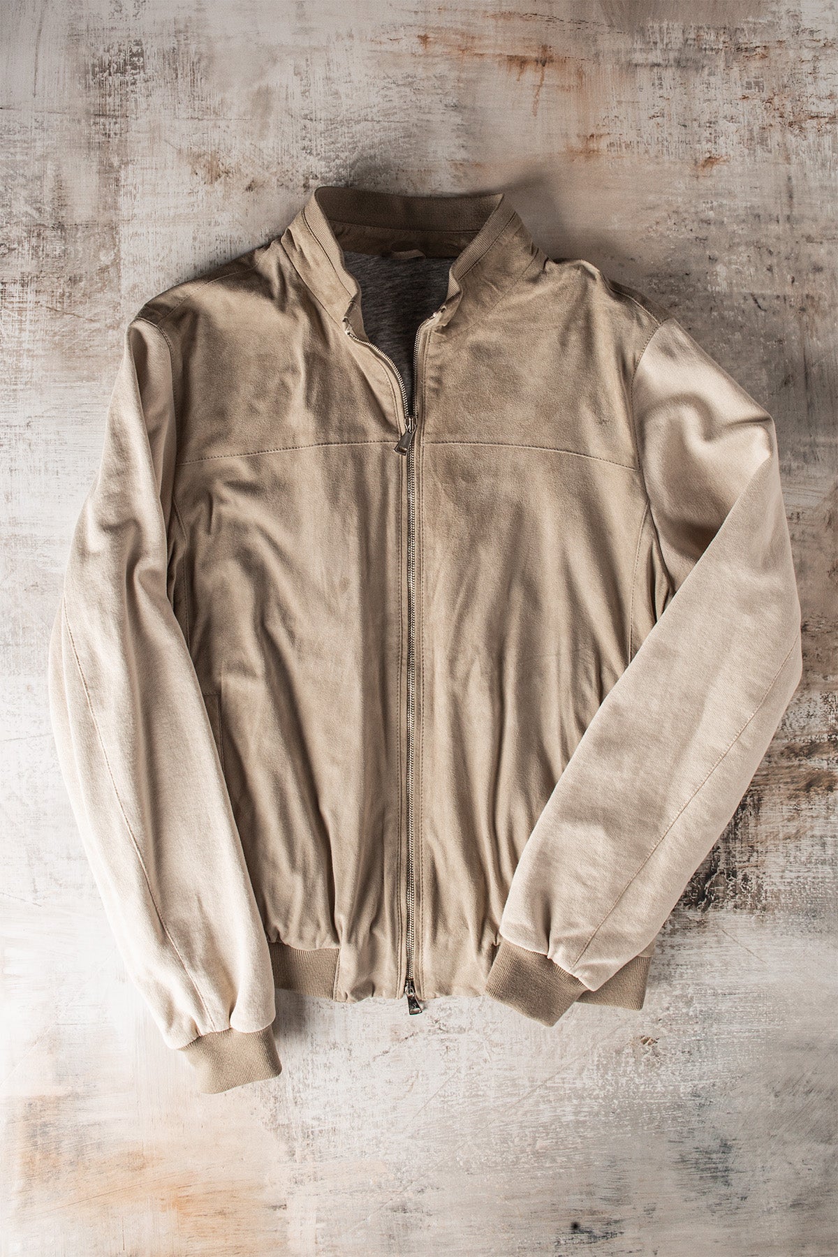 Postiano Hybrid Suede Shirt In Ivory
