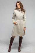 Regina Cashmere Coat In Stone