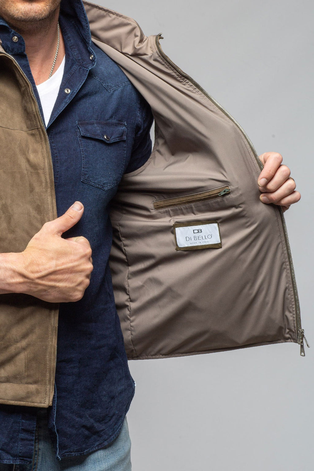 Riley Vest In Sage