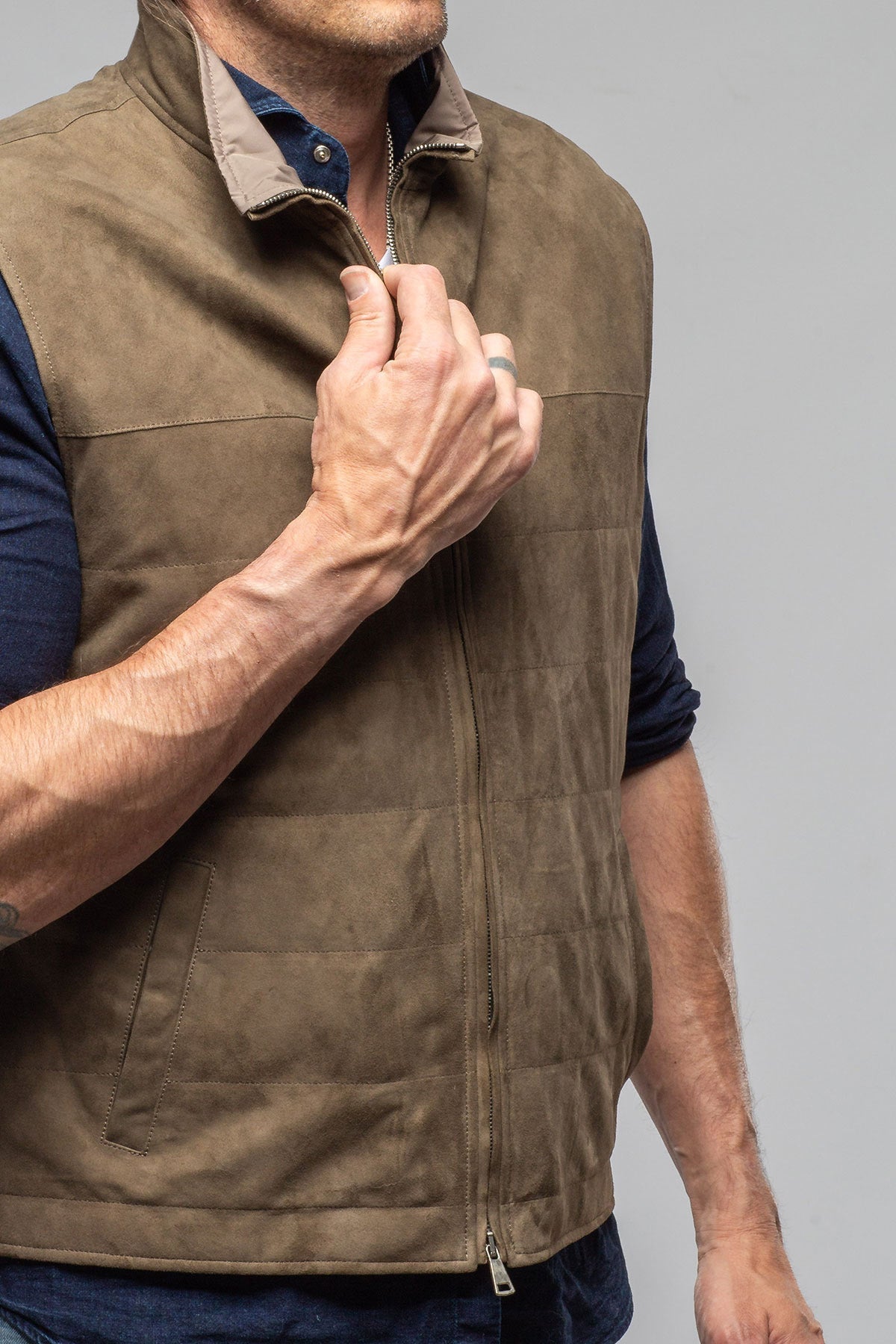 Riley Vest In Sage