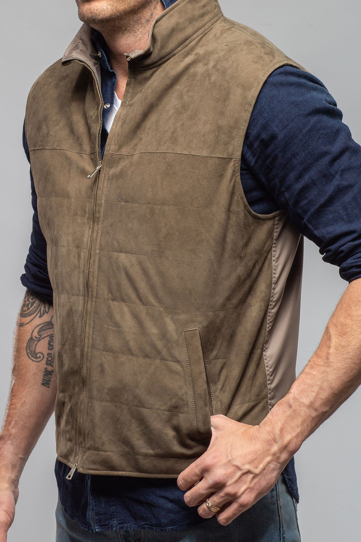 Riley Vest In Sage