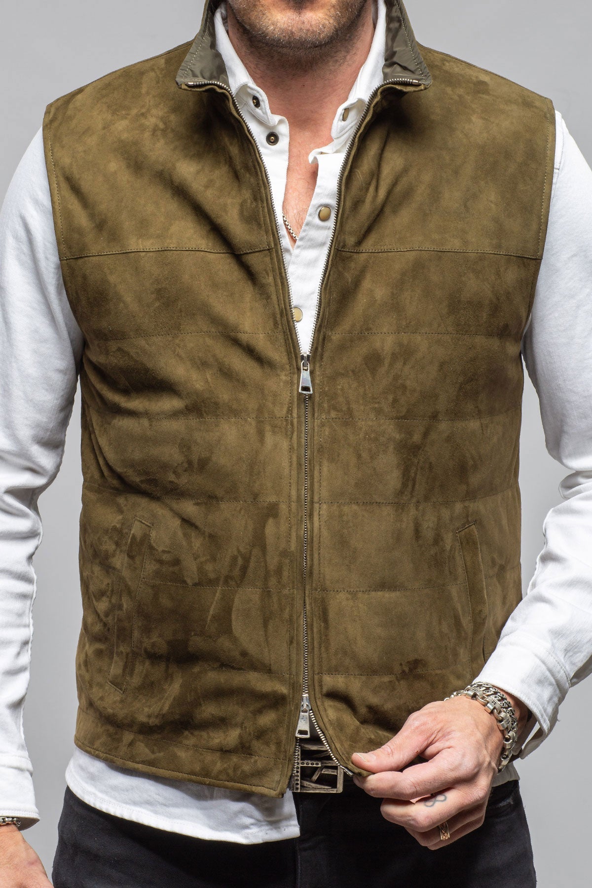 Riley Vest In Verde