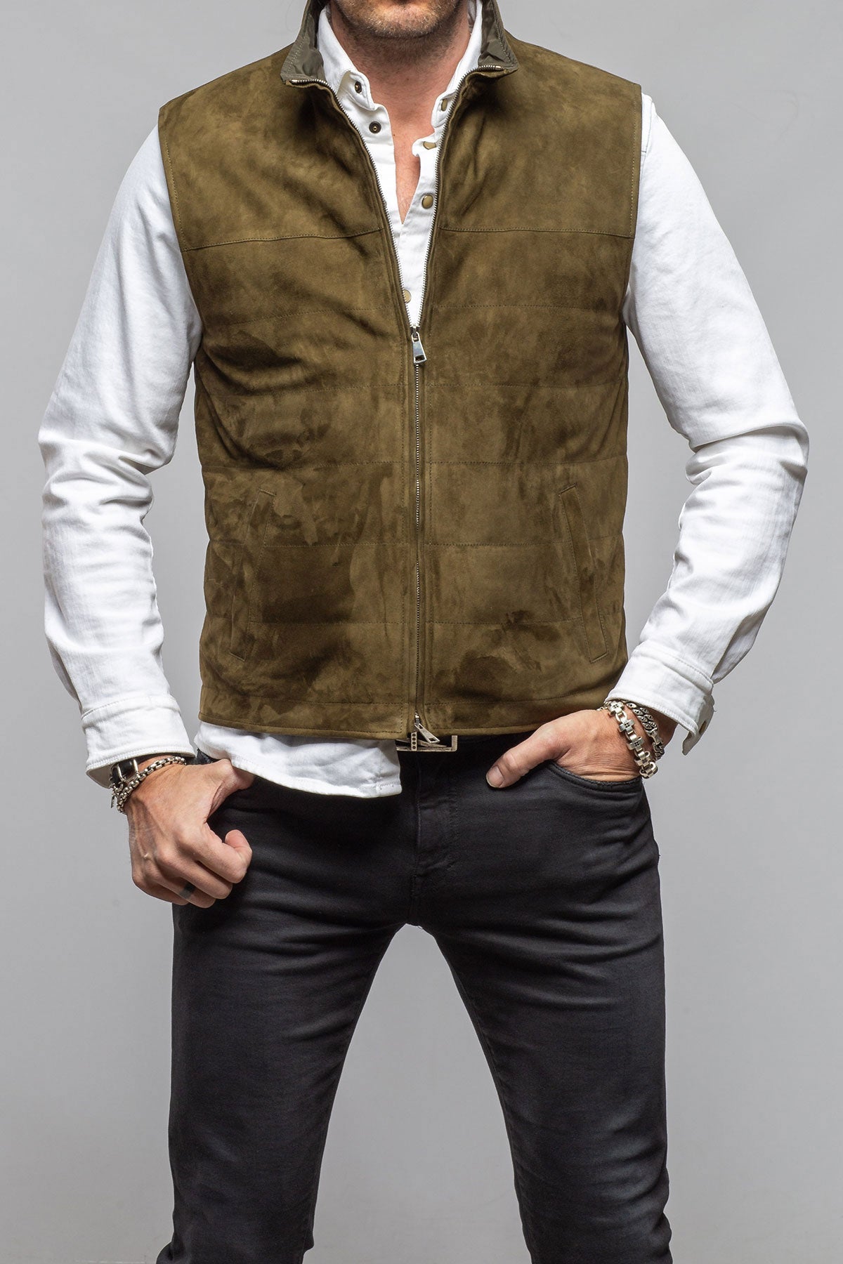 Riley Vest In Verde
