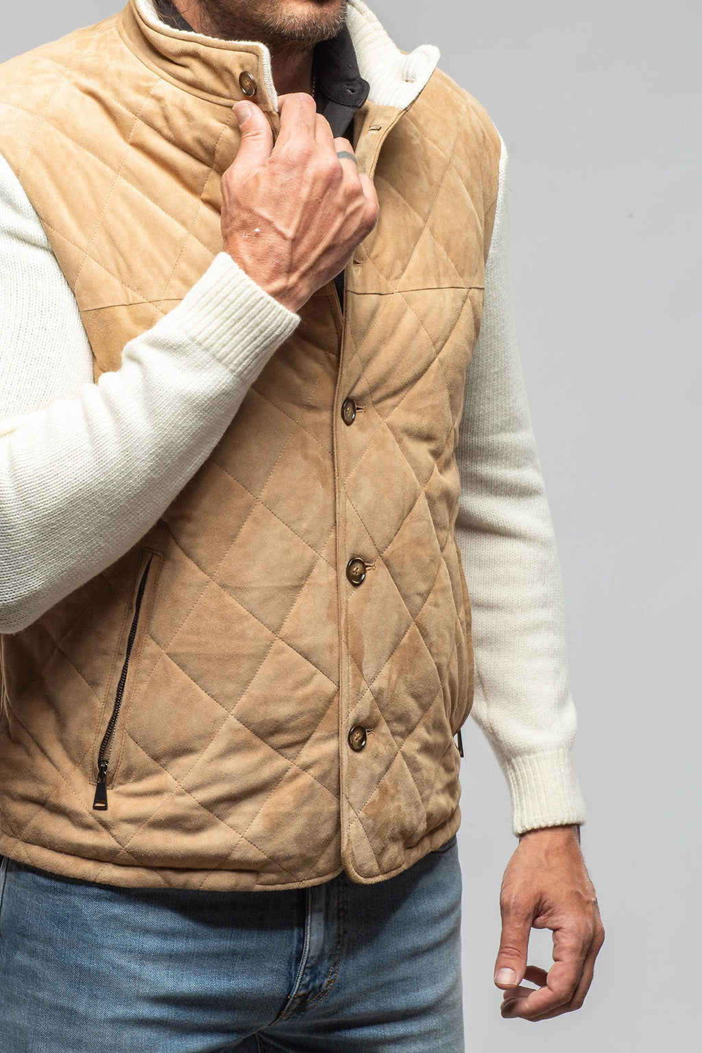 Russell Hybrid Suede Jacket