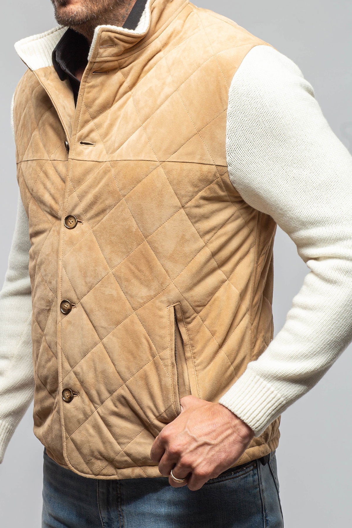 Russell Hybrid Suede Jacket