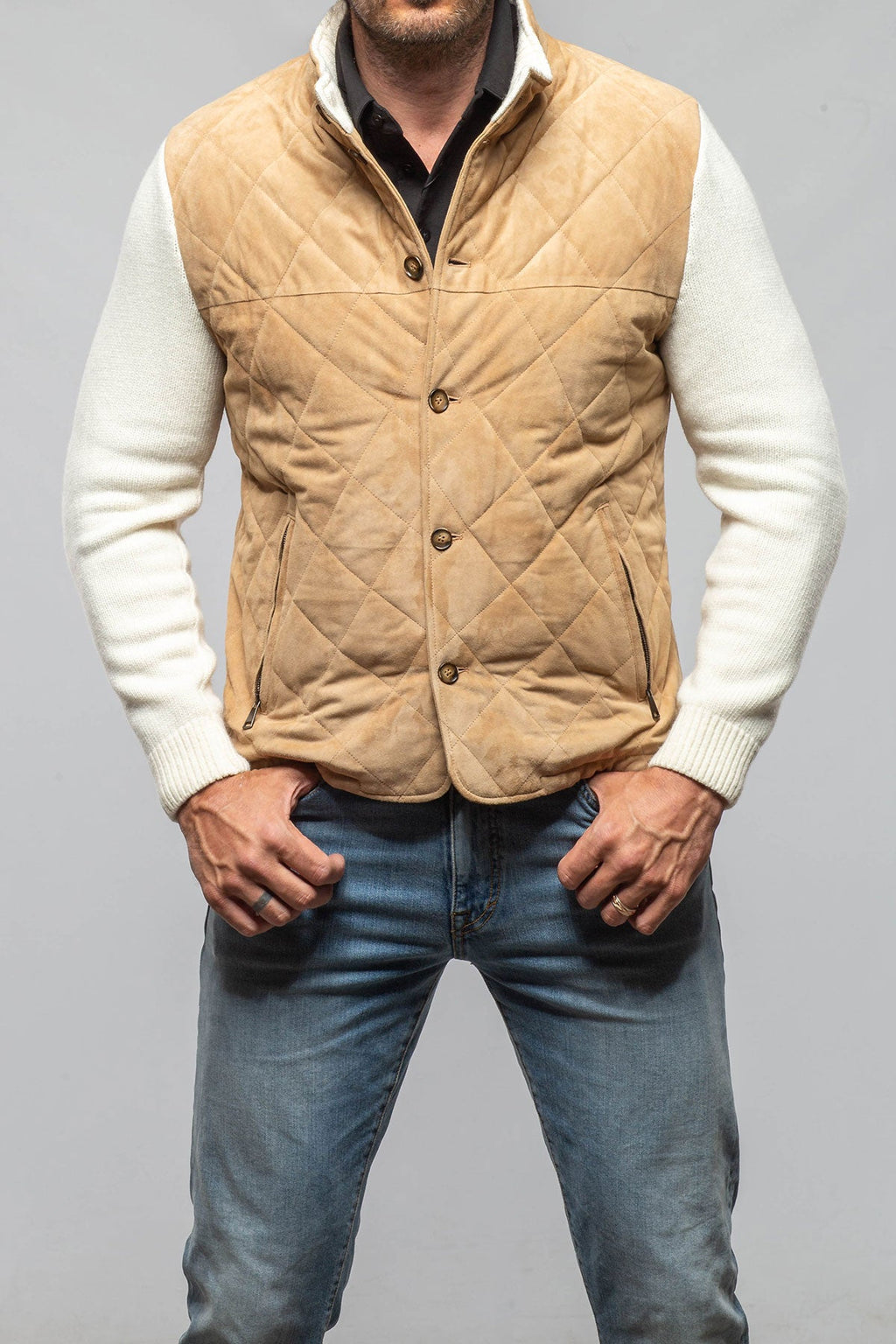 Russell Hybrid Suede Jacket