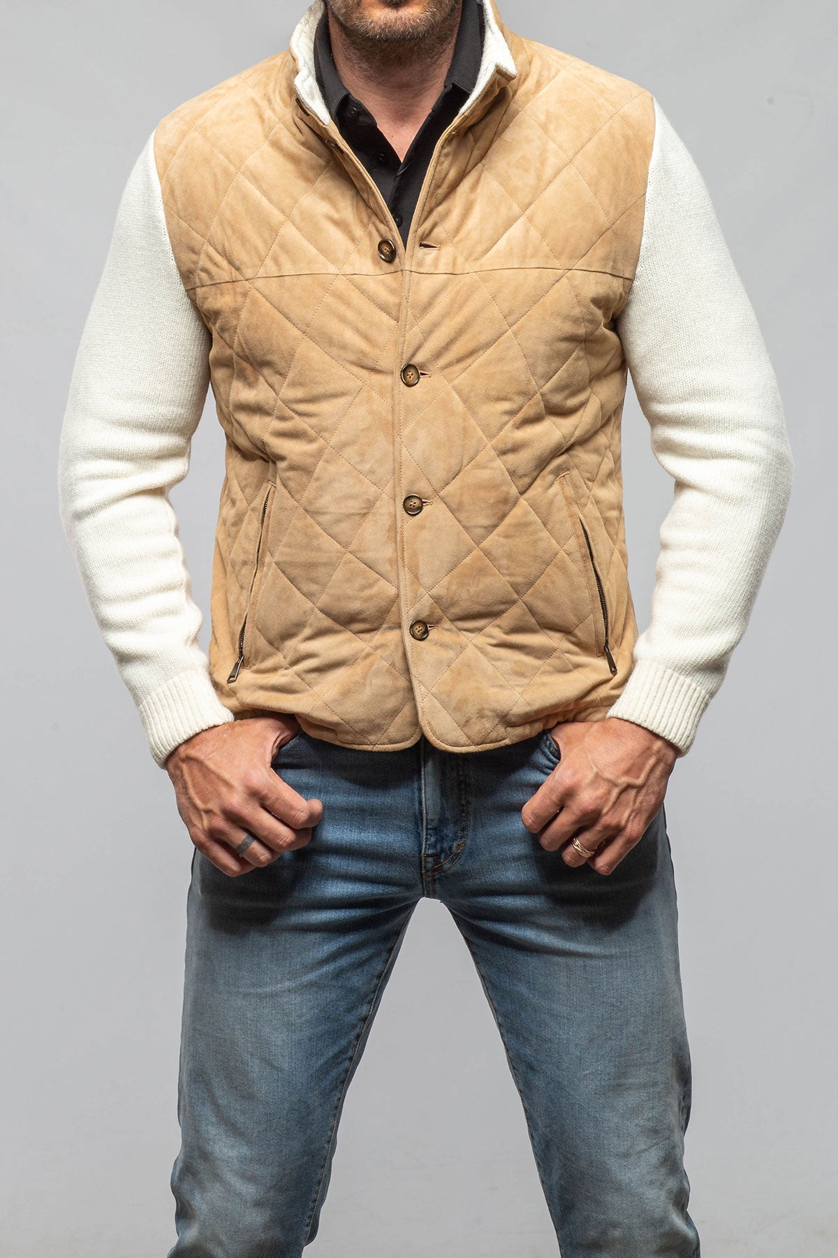 Russell Hybrid Suede Jacket