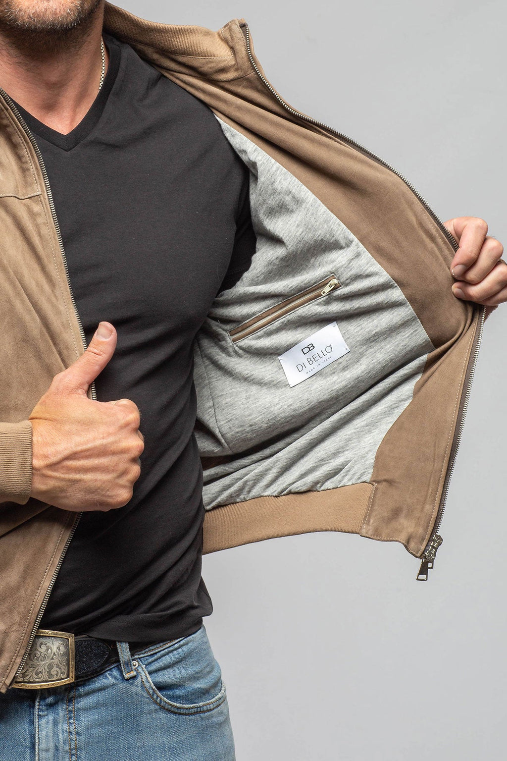 Townsend Hybrid Jacket In Stone