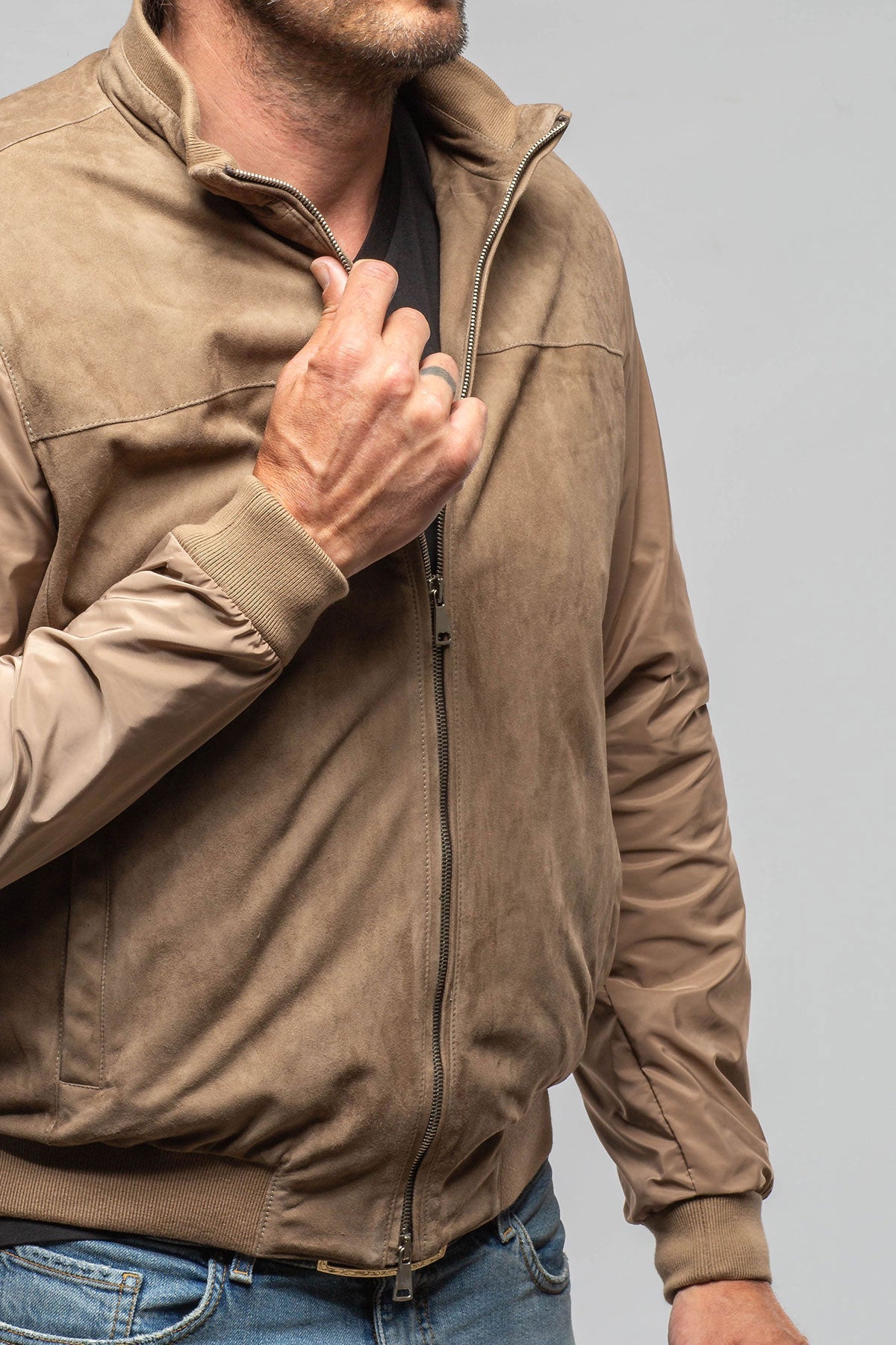 Townsend Hybrid Jacket In Stone