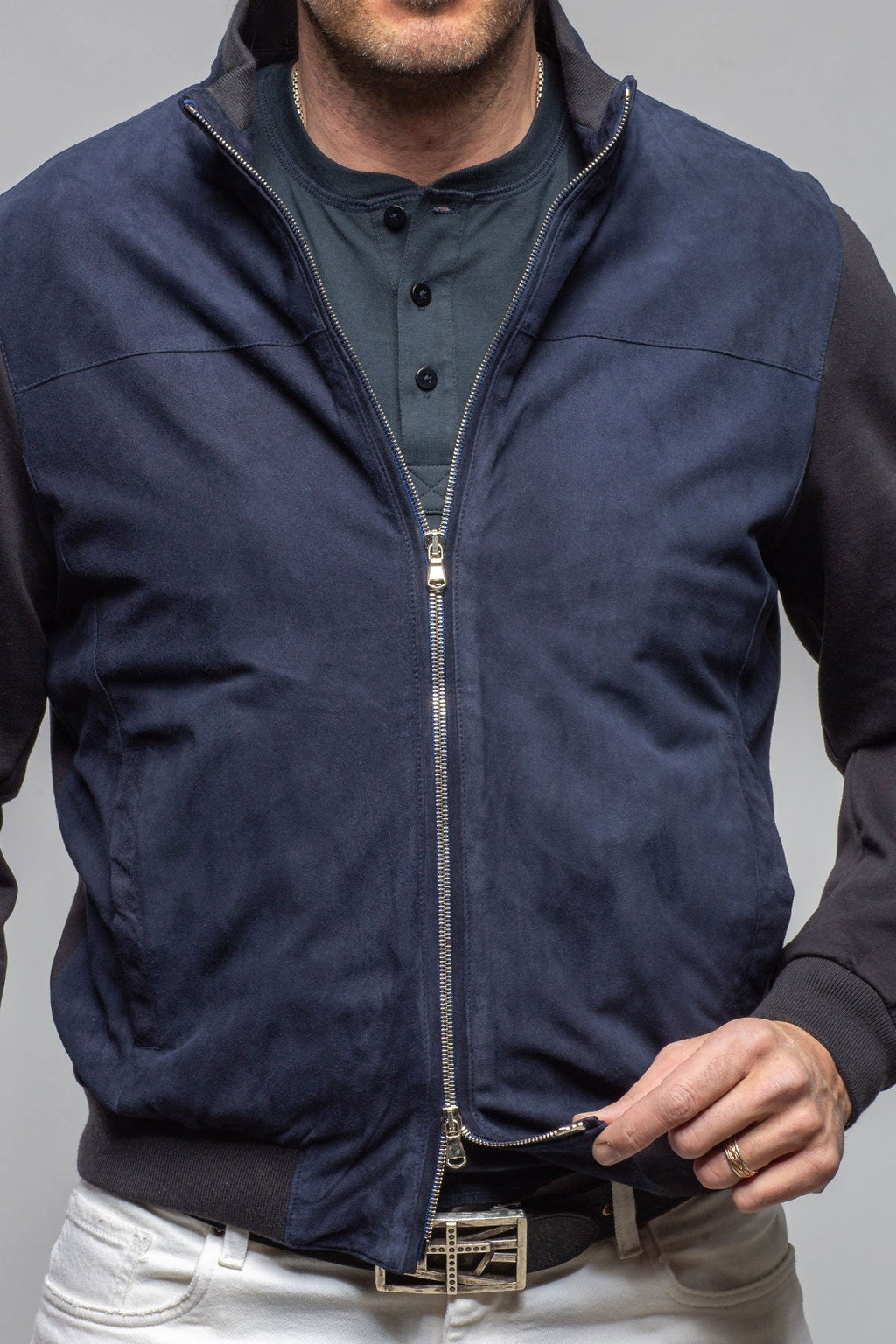 Townsend Hybrid Jacket In Navy