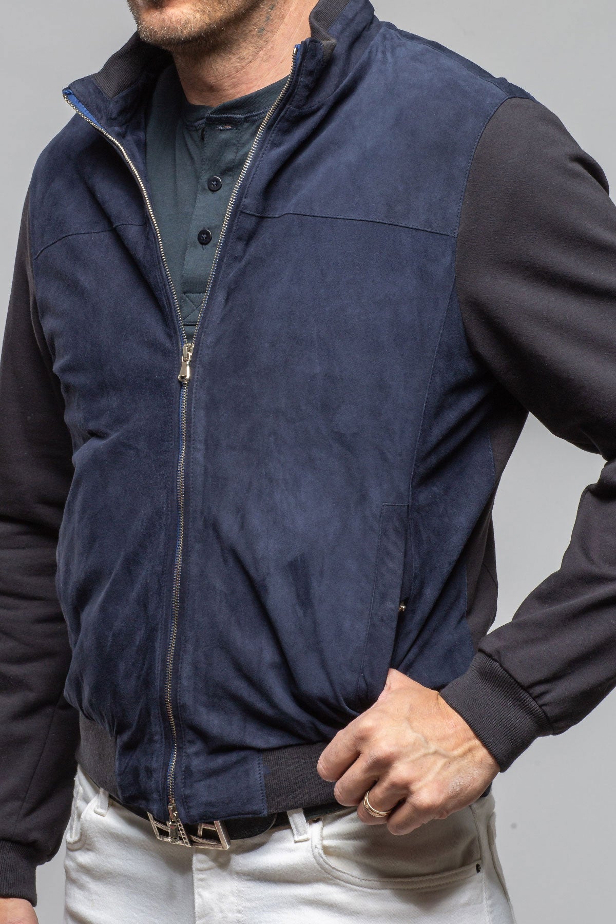 Townsend Hybrid Jacket In Navy