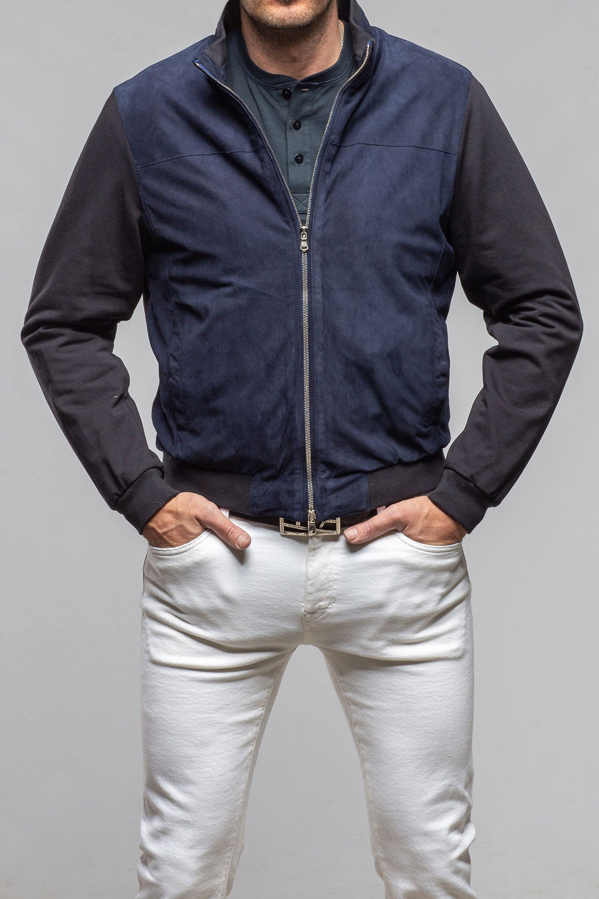 Townsend Hybrid Jacket In Navy