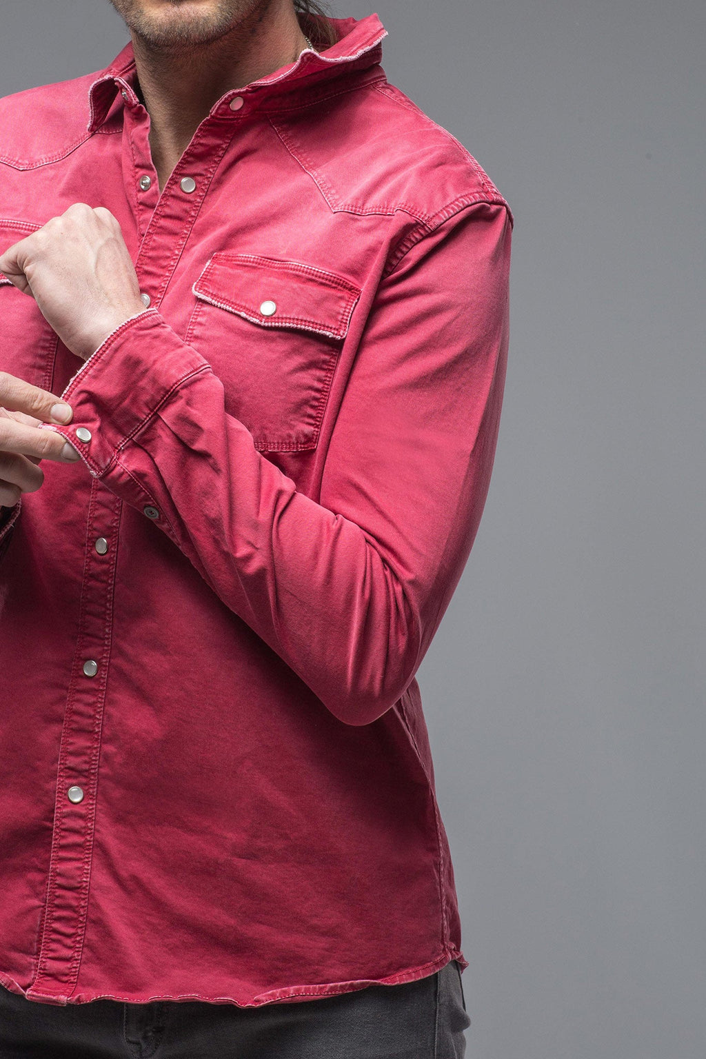 Cassidy Snap Shirt In Fragola