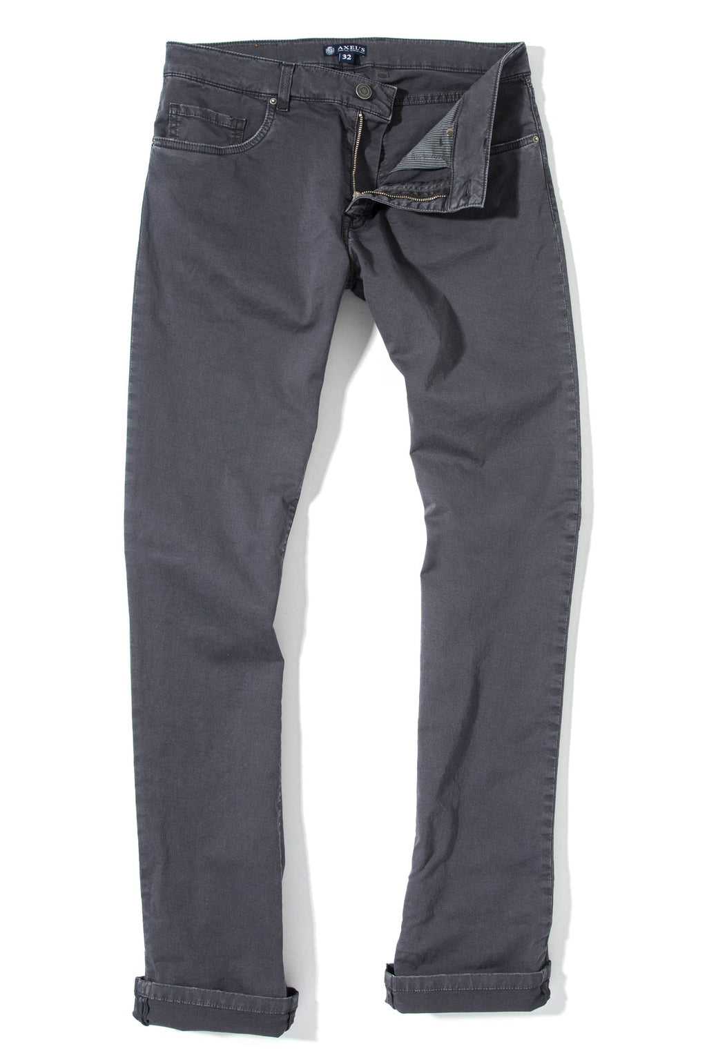 Flagstaff Stretch Cotton Twill In Anthracite