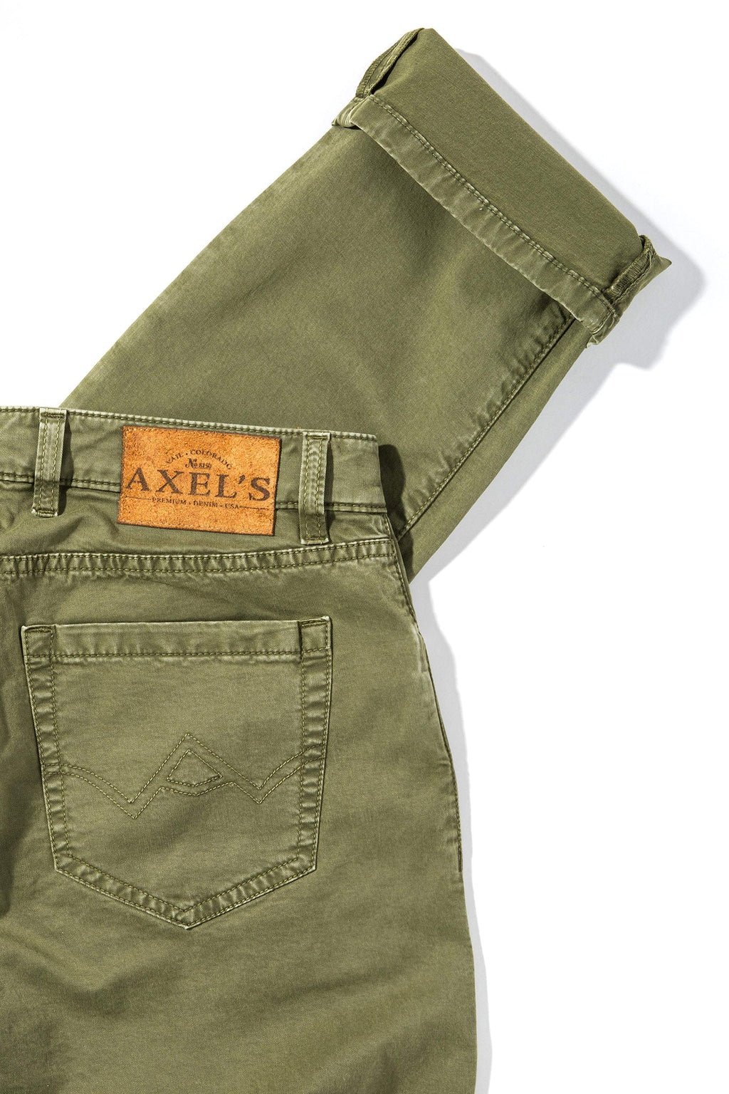Flagstaff Stretch Cotton Twill In Avocado