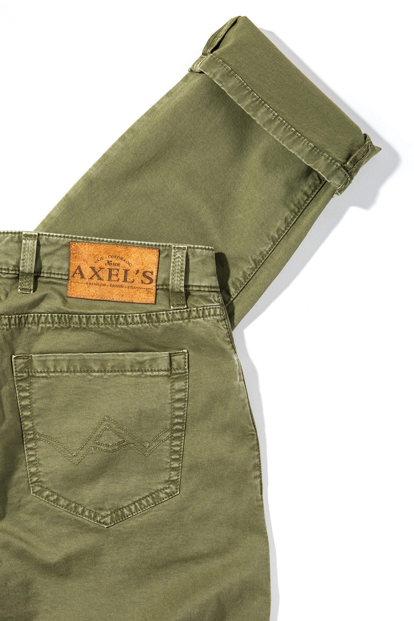 Flagstaff Stretch Cotton Twill In Avocado