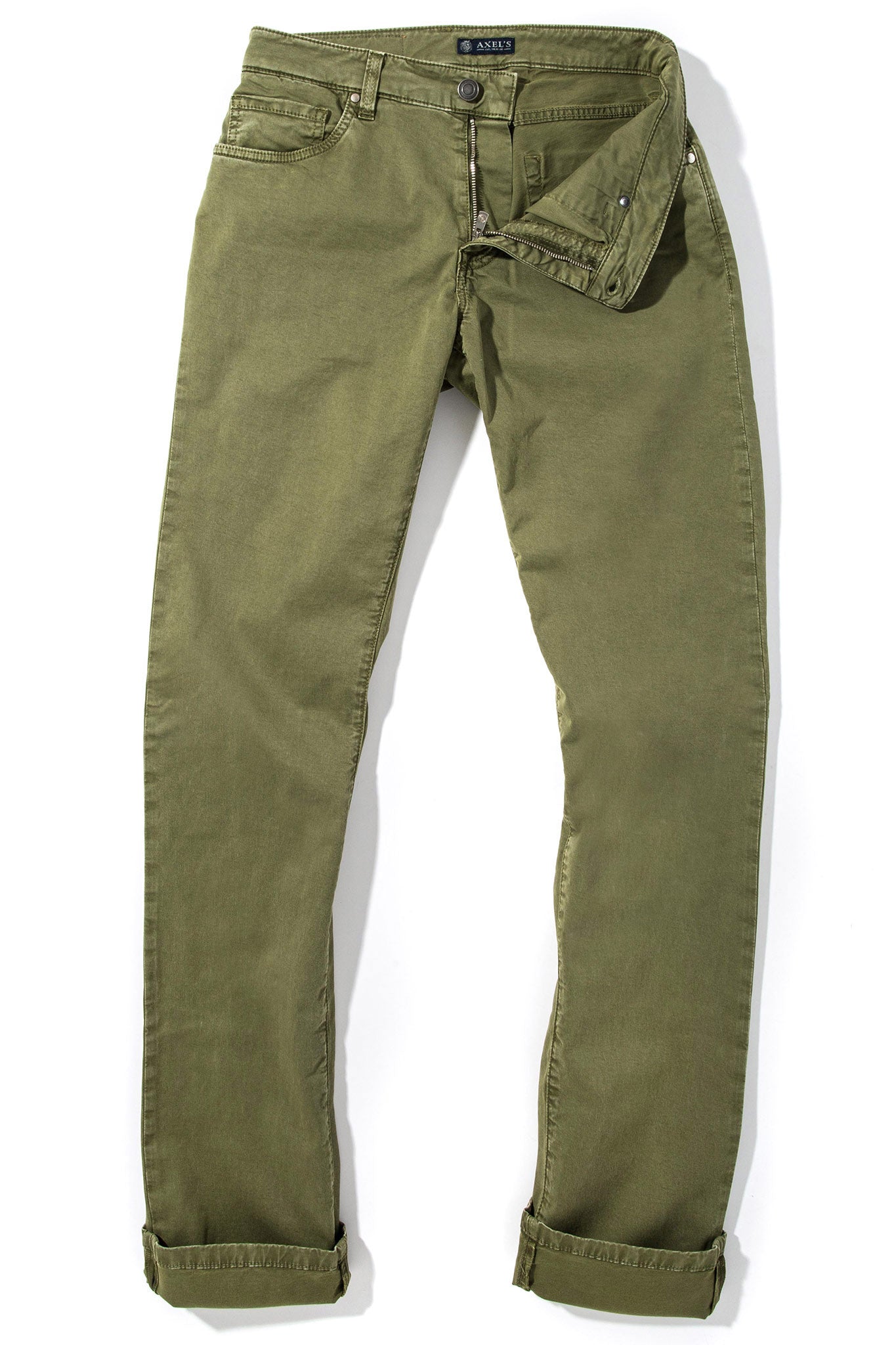 Flagstaff Stretch Cotton Twill In Avocado