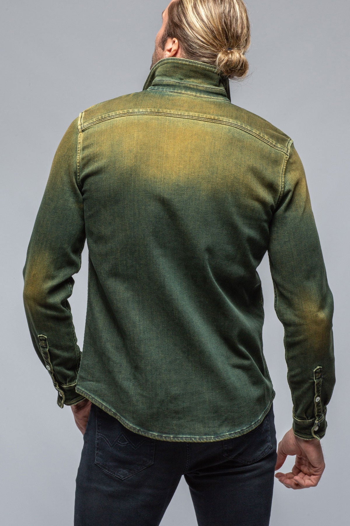 Roper Over-Dyed Western Snap Shirt In Ocra