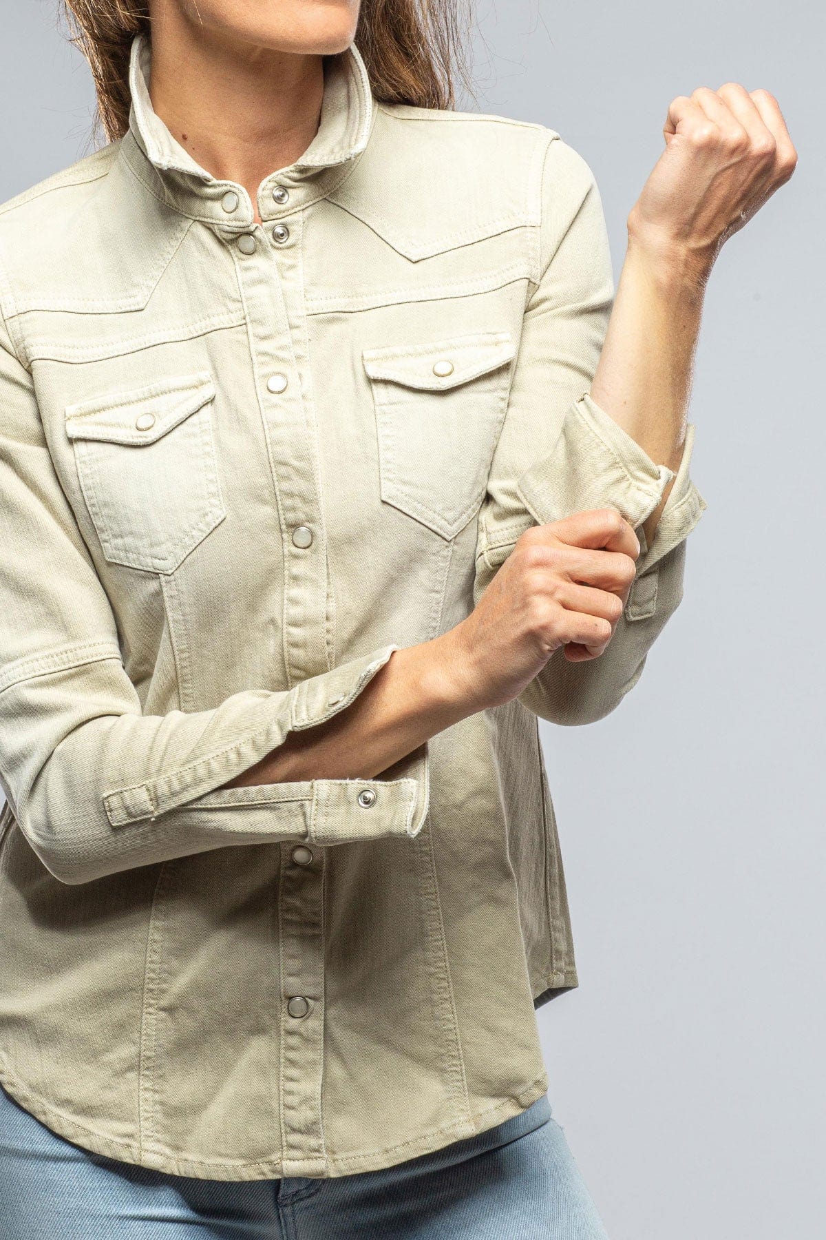Sweetwater Denim Shirt In Celery