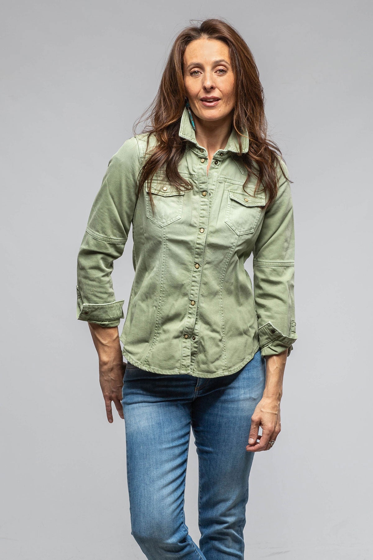 Sweetwater Denim Shirt In Menta