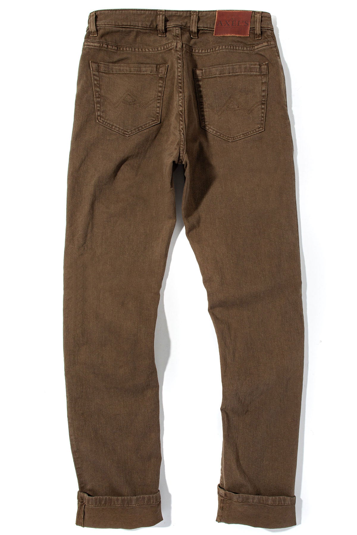 Taos Slim Cotton/Linen Denim in Liquirizia