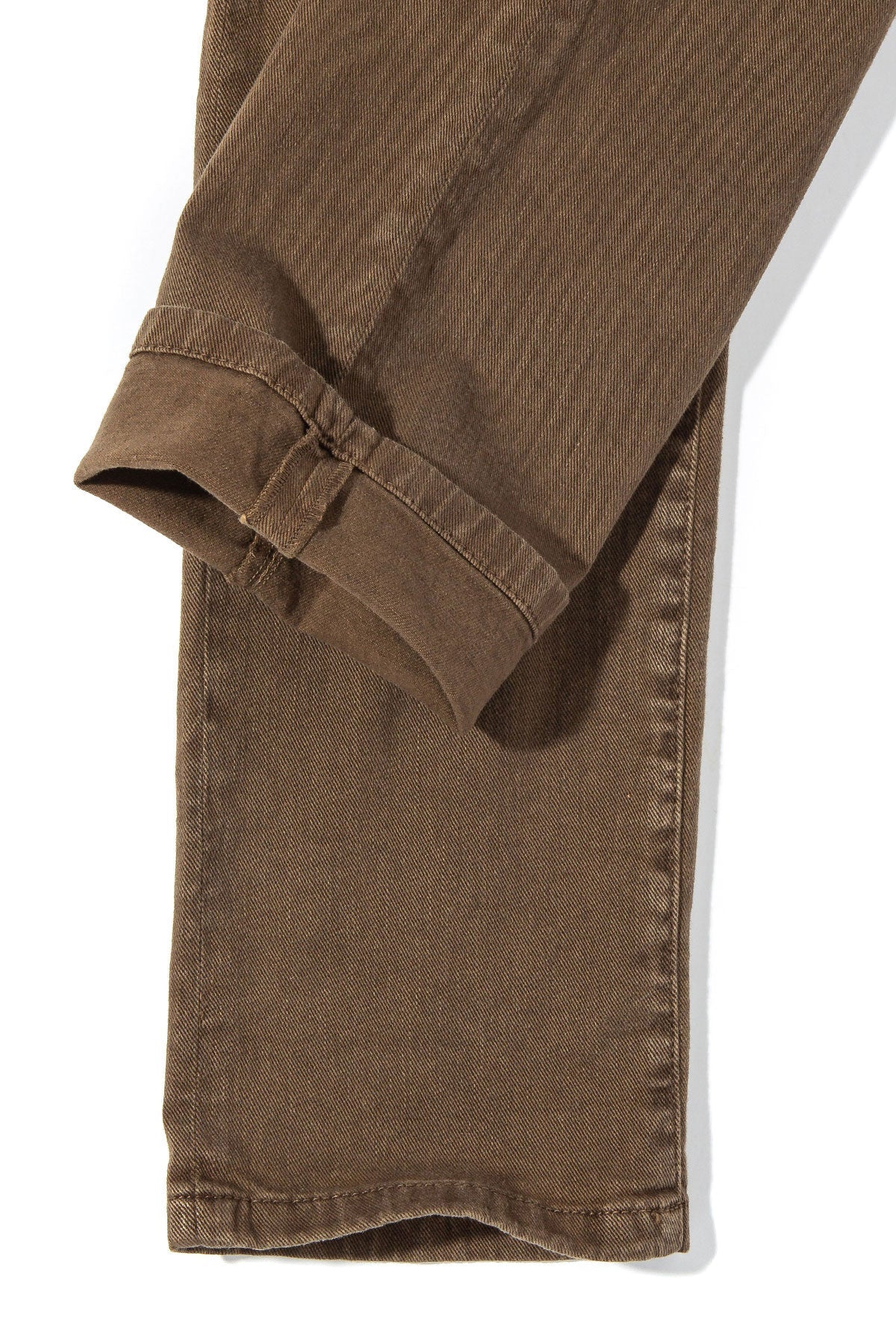 Taos Slim Cotton/Linen Denim in Liquirizia