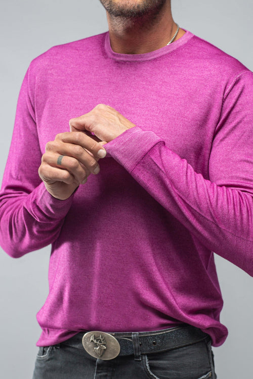 Crosby Merino Sweater In Orchidea