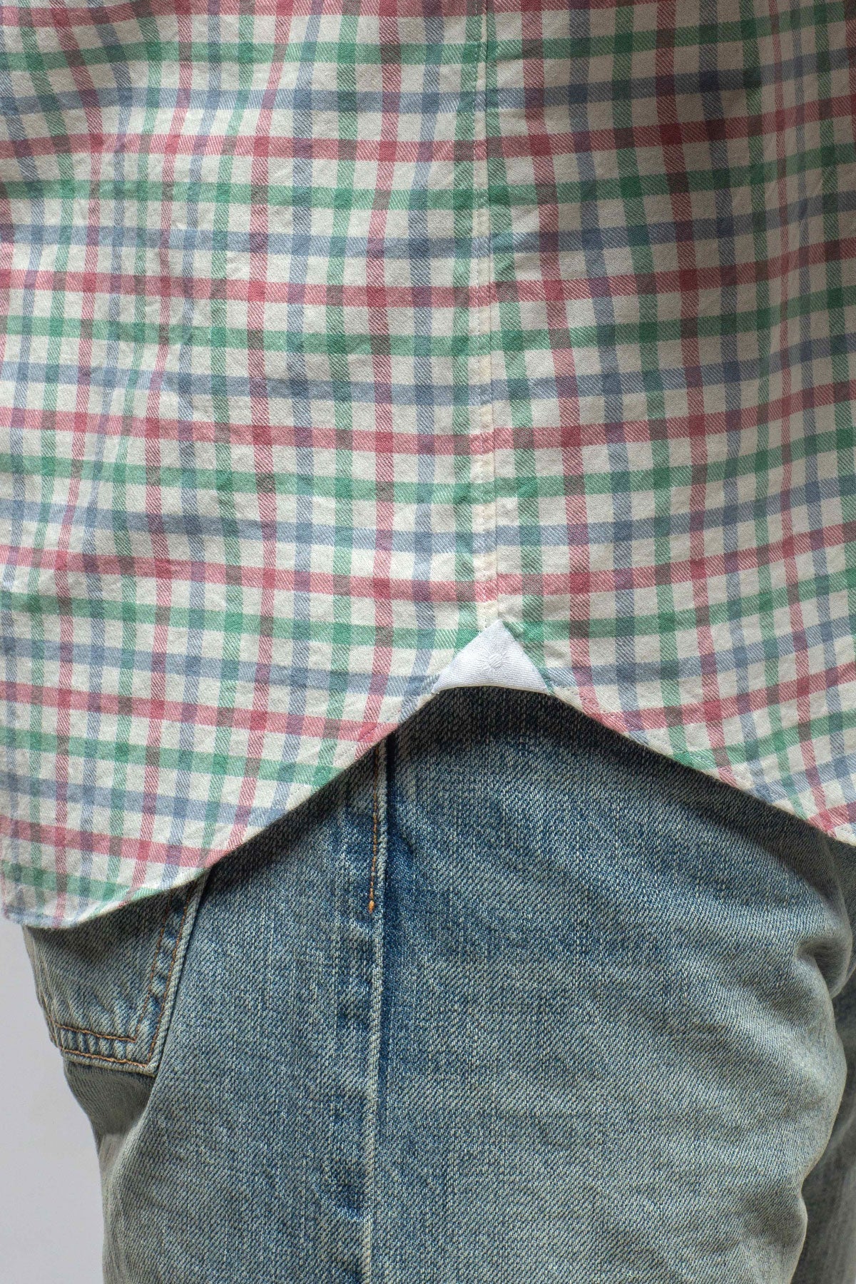 Crater Shirt In Green/Pink Check