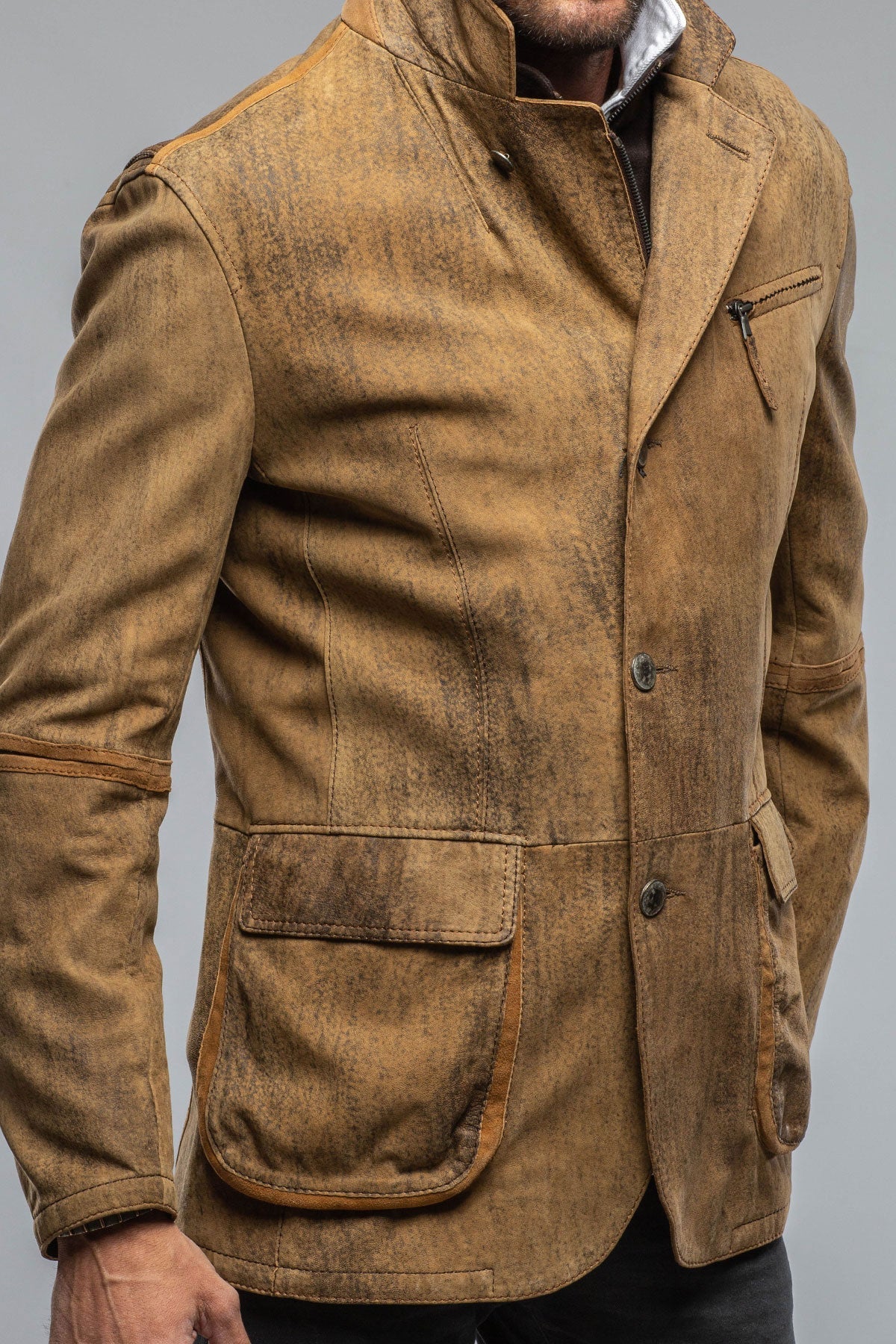 Argento Leather Blazer