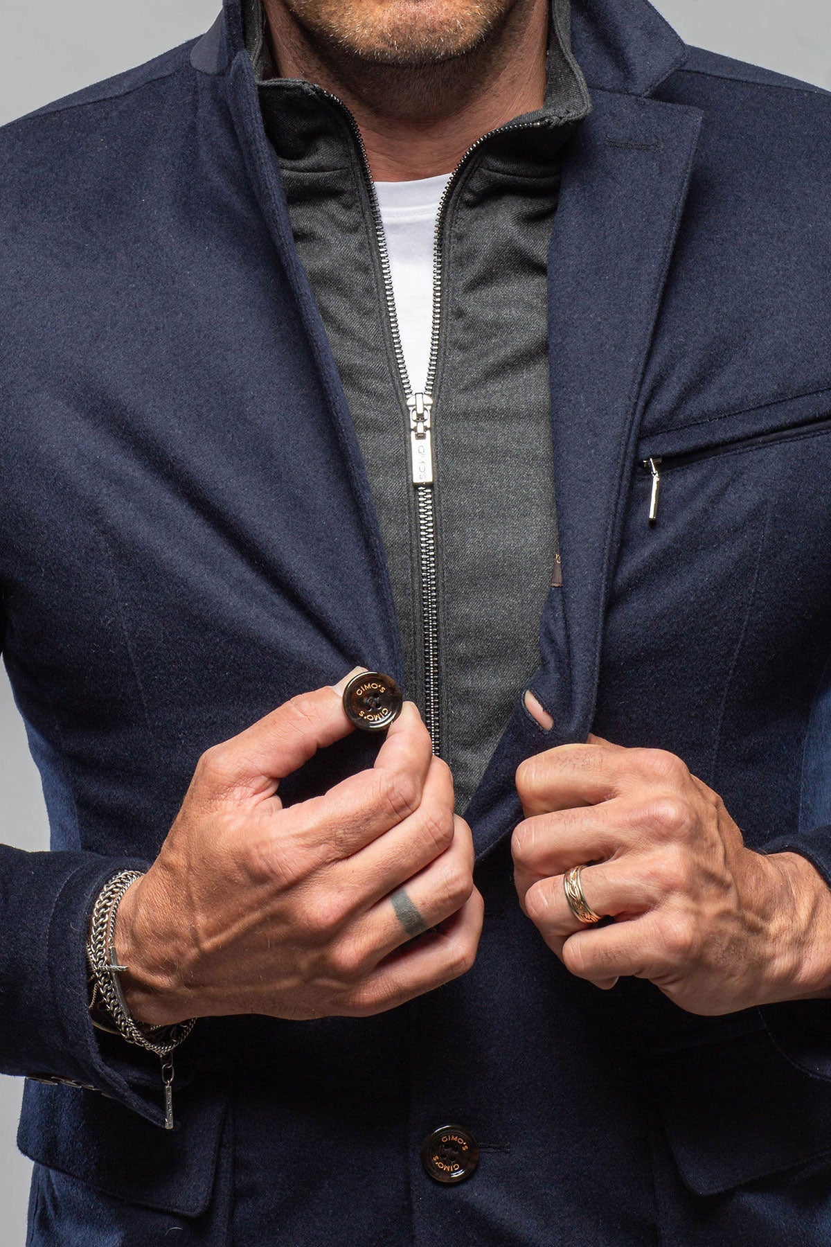 Baylor Wool Cashmere Silk Field Jacket