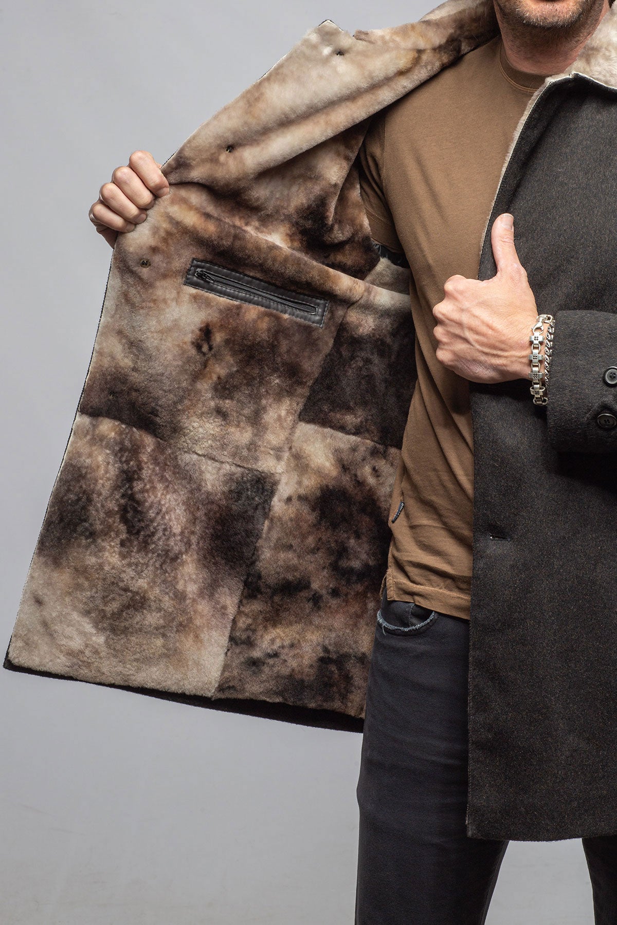 Emmet Shearling Overcoat