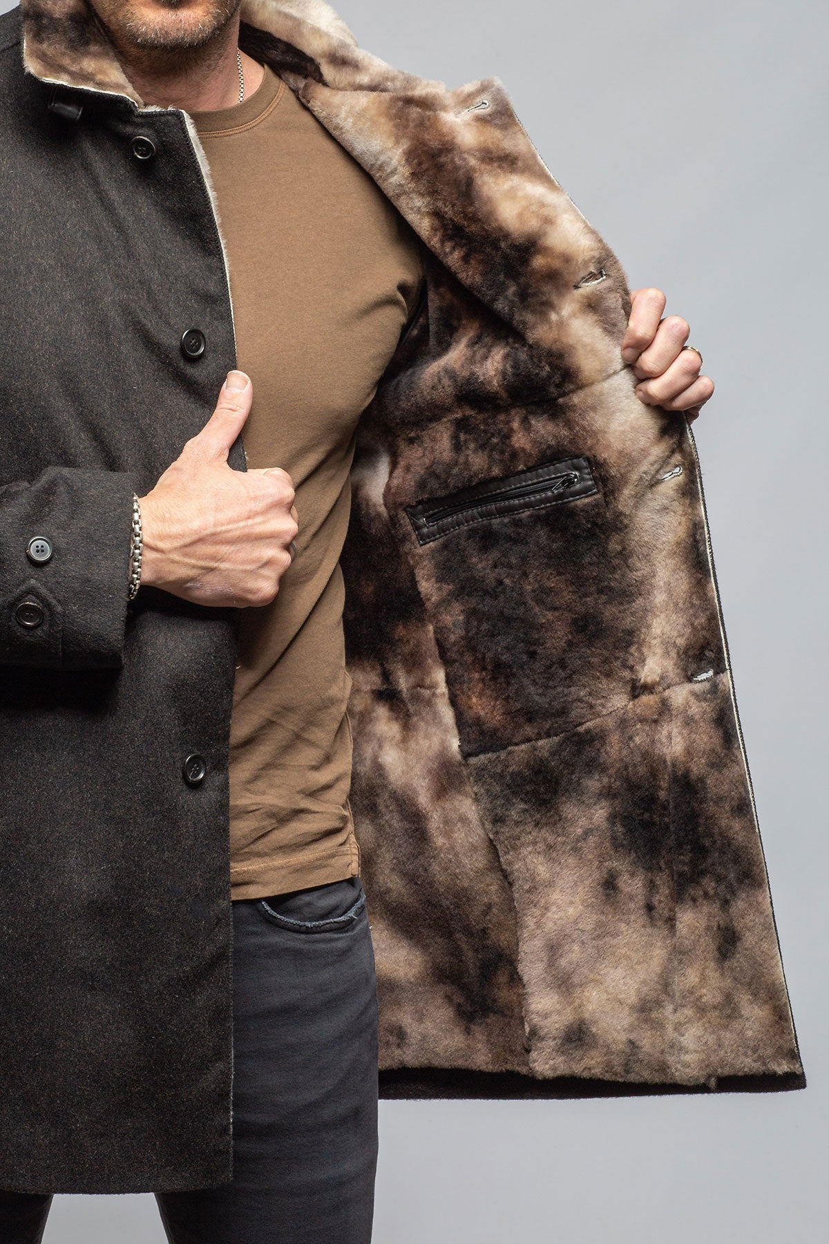 Emmet Shearling Overcoat