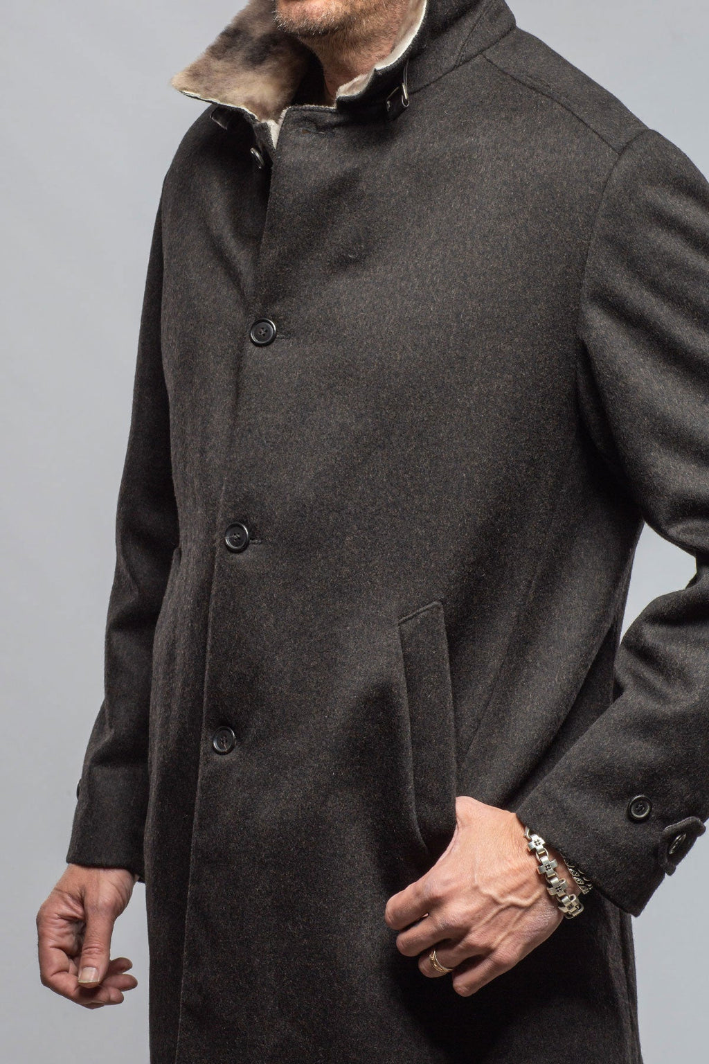 Emmet Shearling Overcoat