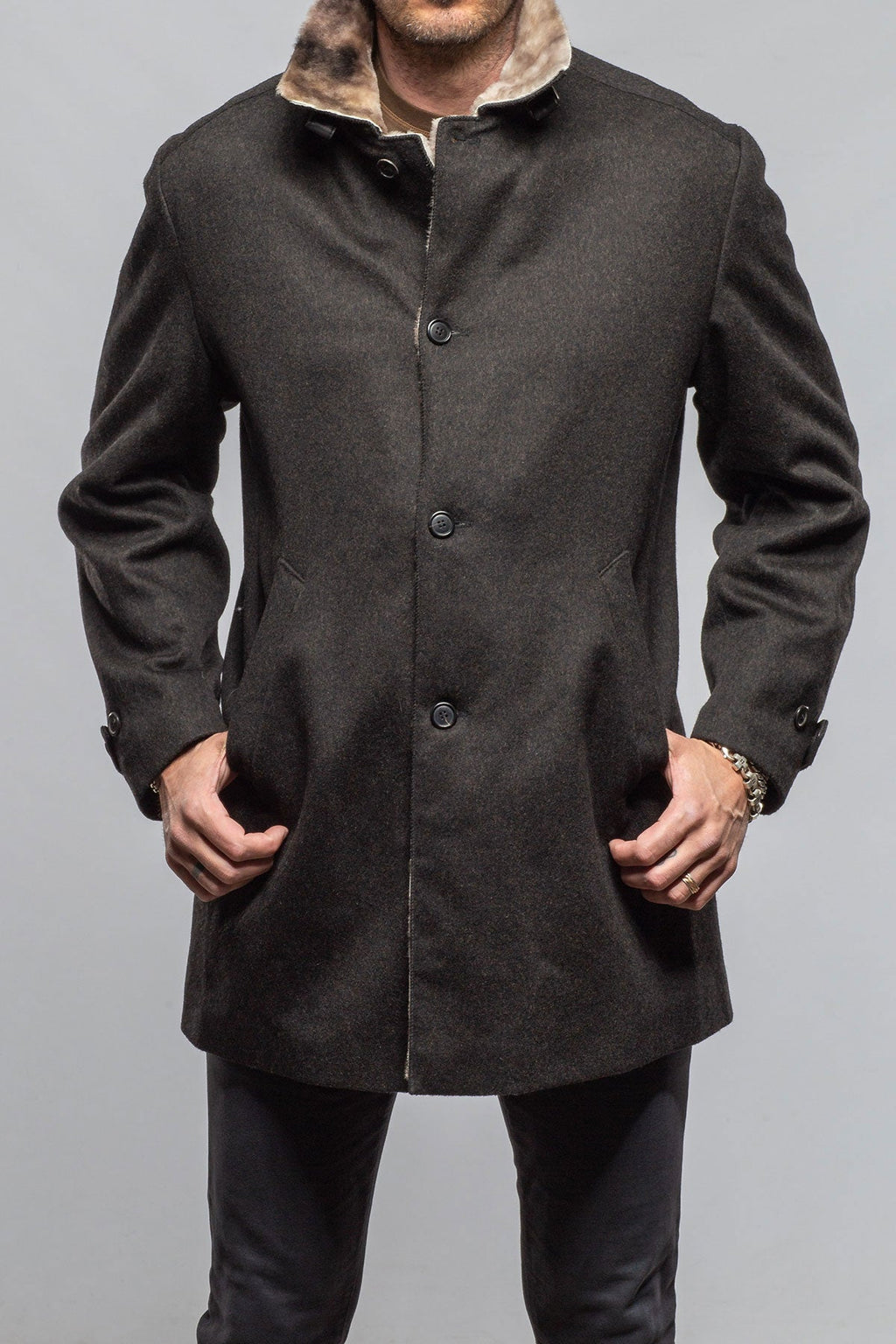 Emmet Shearling Overcoat