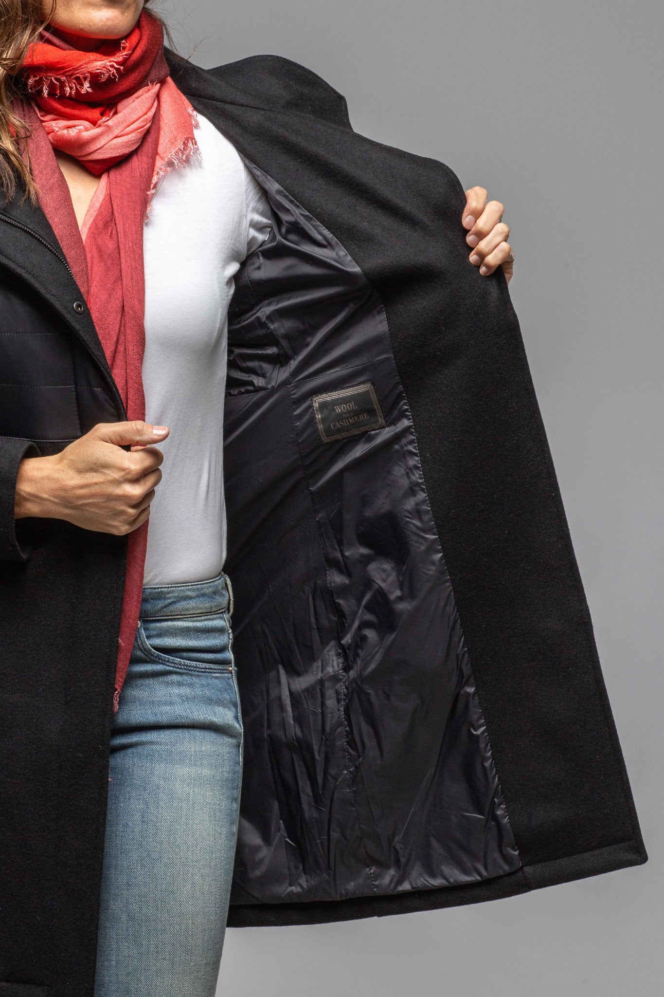Lauren Wool/Cashmere Down Coat