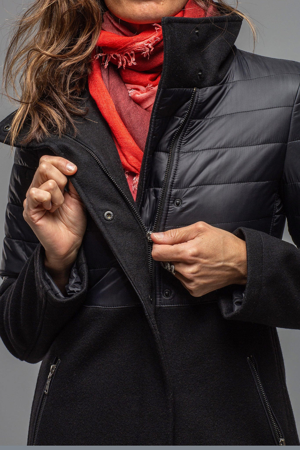 Lauren Wool/Cashmere Down Coat