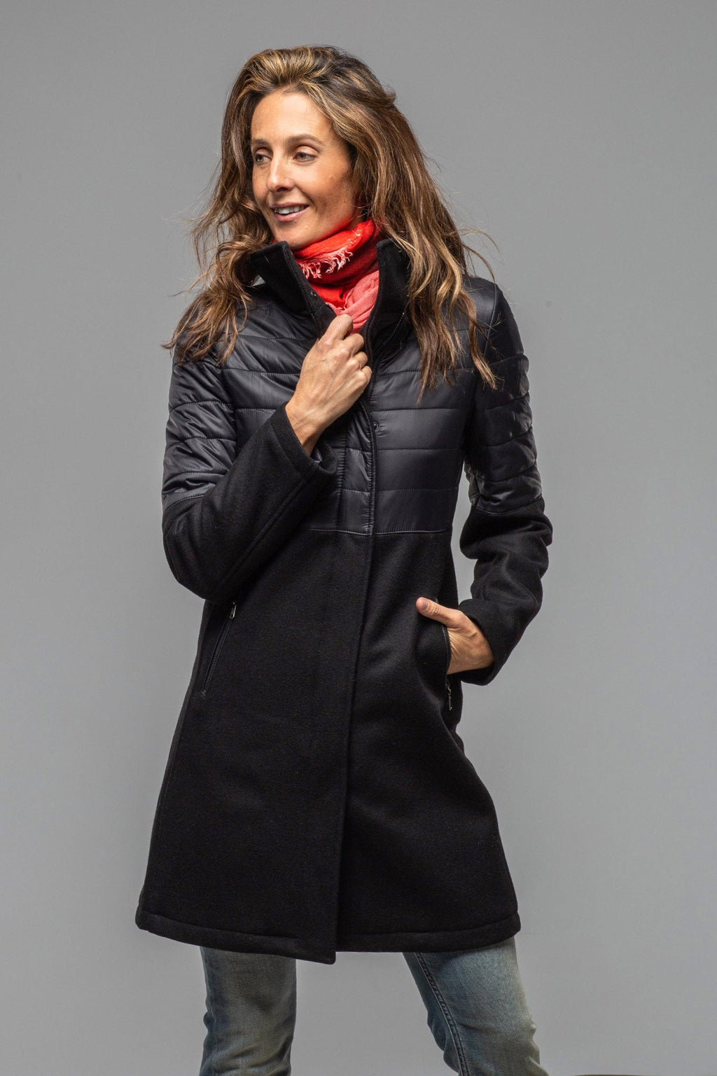 Lauren Wool/Cashmere Down Coat