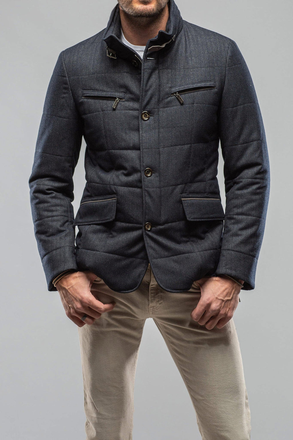 Logan Herringbone Coat
