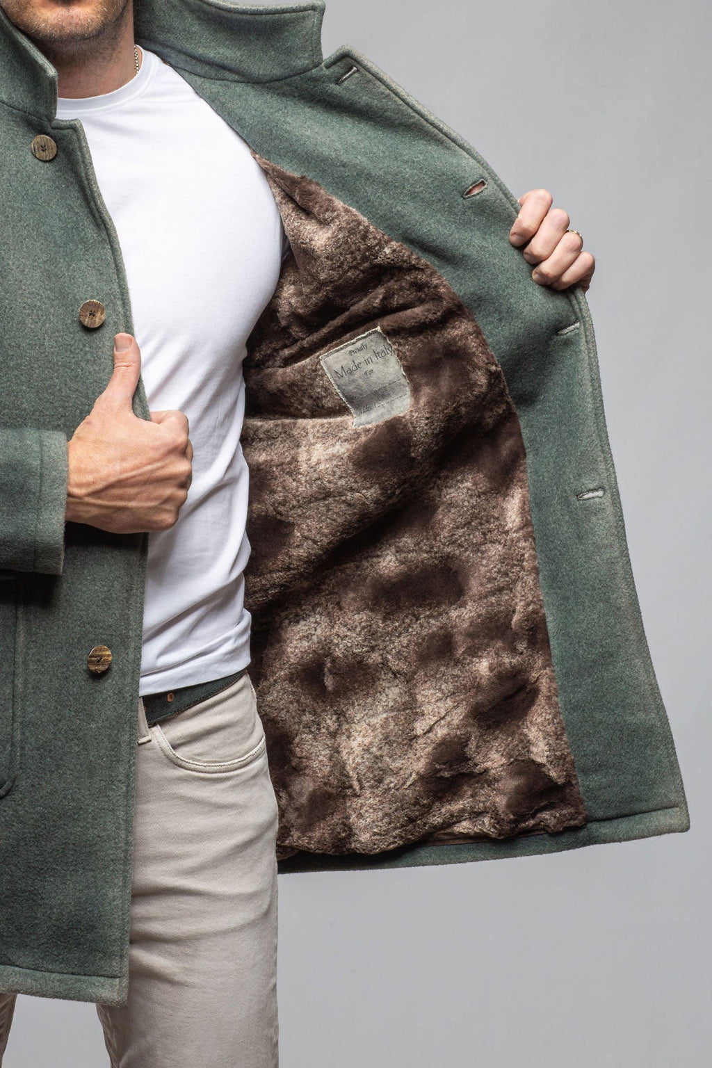Lucic Garment Dyed Coat