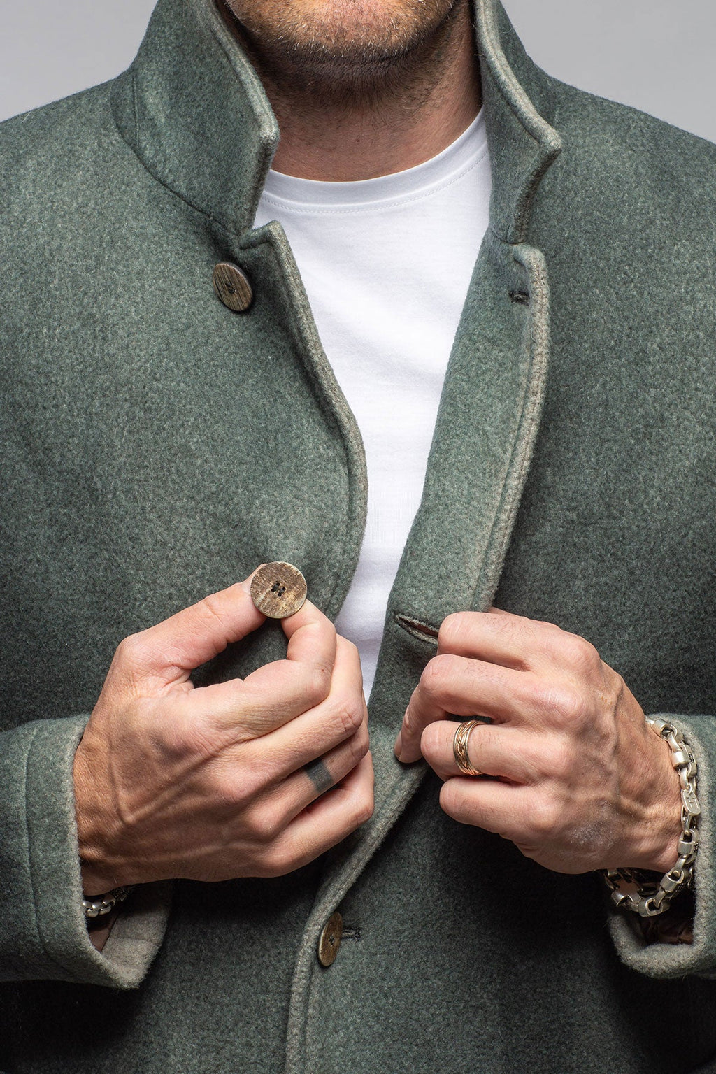 Lucic Garment Dyed Coat