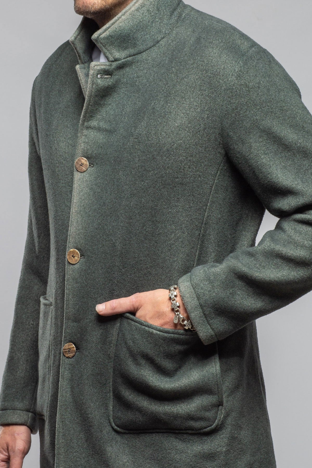 Lucic Garment Dyed Coat