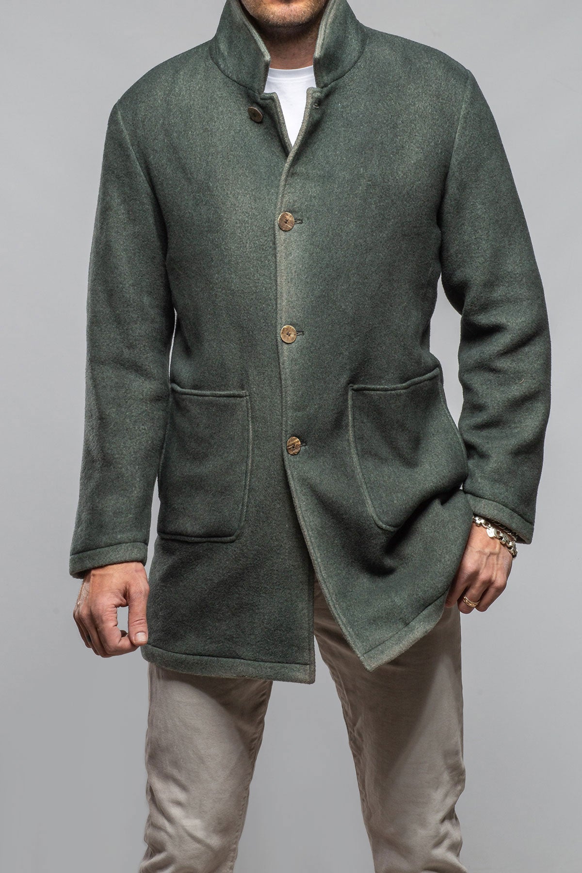 Lucic Garment Dyed Coat