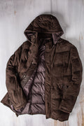 Reardon Suede Down Puffer