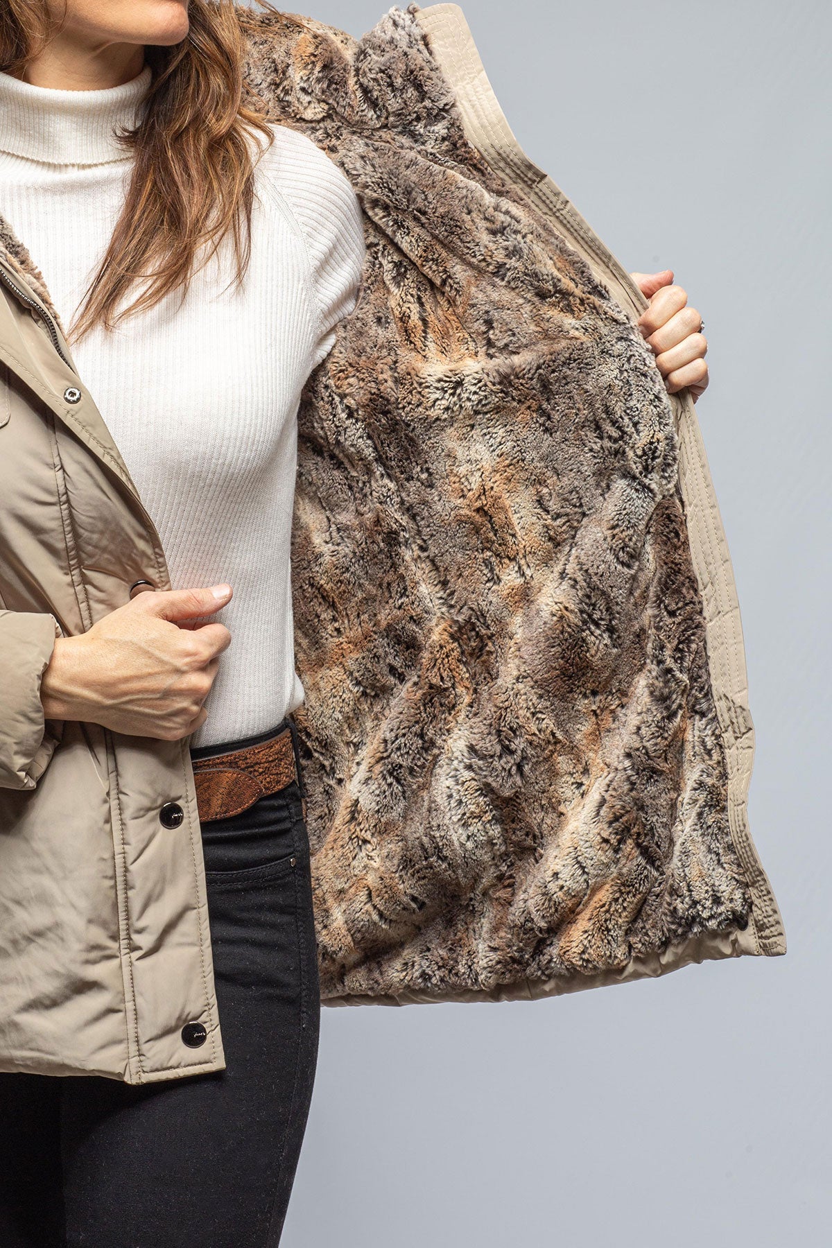 Teela Faux Fur Hooded Parka