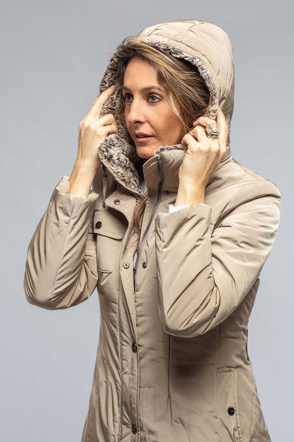 Teela Faux Fur Hooded Parka