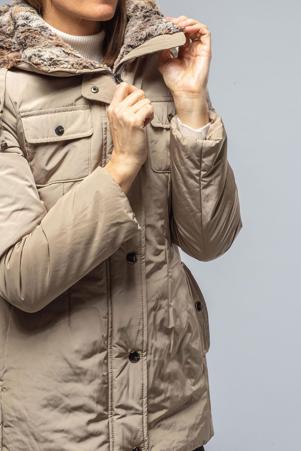 Teela Faux Fur Hooded Parka